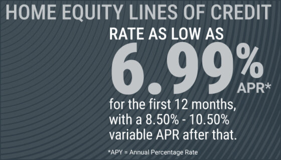 HELOC 6.99 percent introductory rate